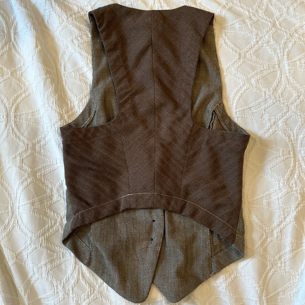 Size and noise brown herringbone vest XS - Picture 4 of 4